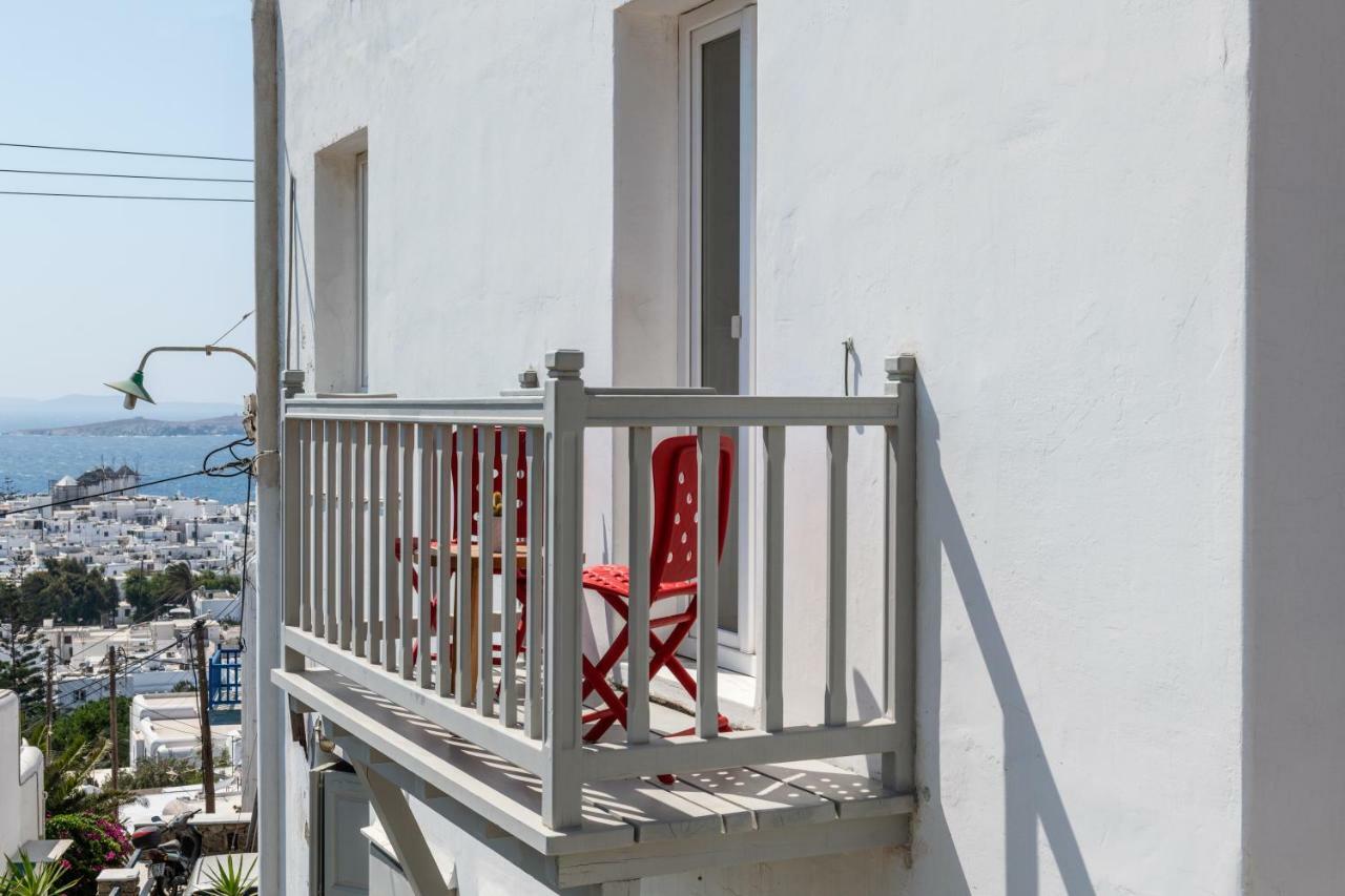 Gazia Sea View House - Mykonos Town Daire Dış mekan fotoğraf