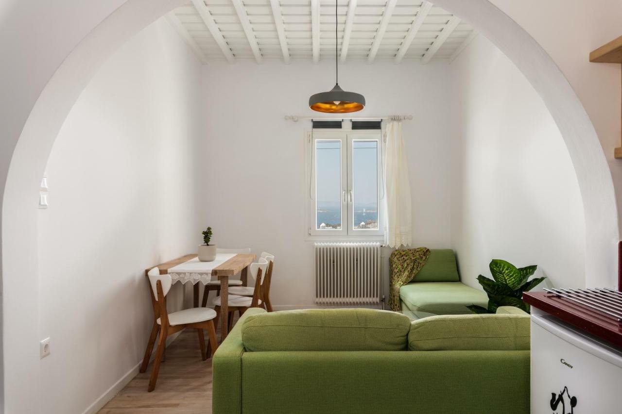 Gazia Sea View House - Mykonos Town Daire Dış mekan fotoğraf