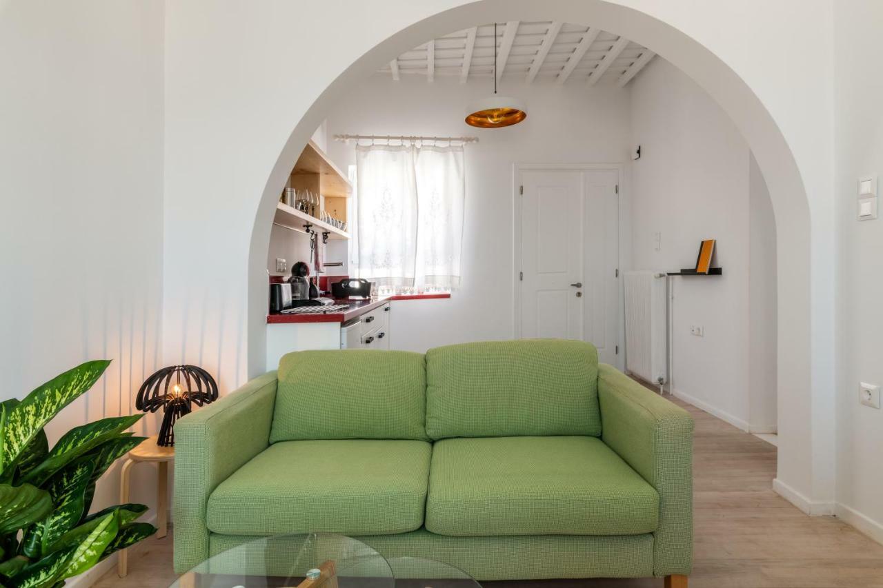 Gazia Sea View House - Mykonos Town Daire Dış mekan fotoğraf