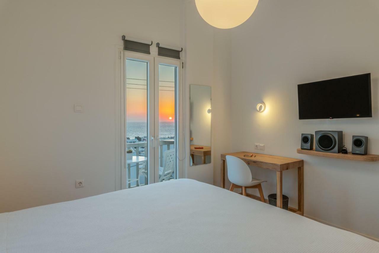 Gazia Sea View House - Mykonos Town Daire Dış mekan fotoğraf