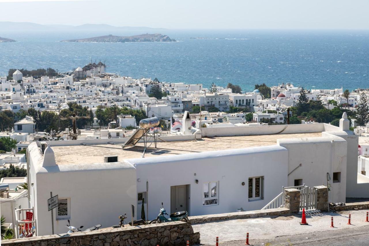 Gazia Sea View House - Mykonos Town Daire Dış mekan fotoğraf